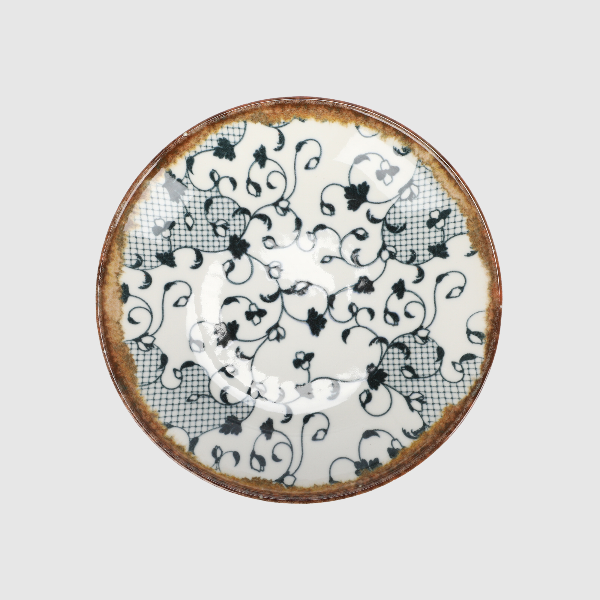 Тарелка Kutahya porselen Fluer amber 25 см