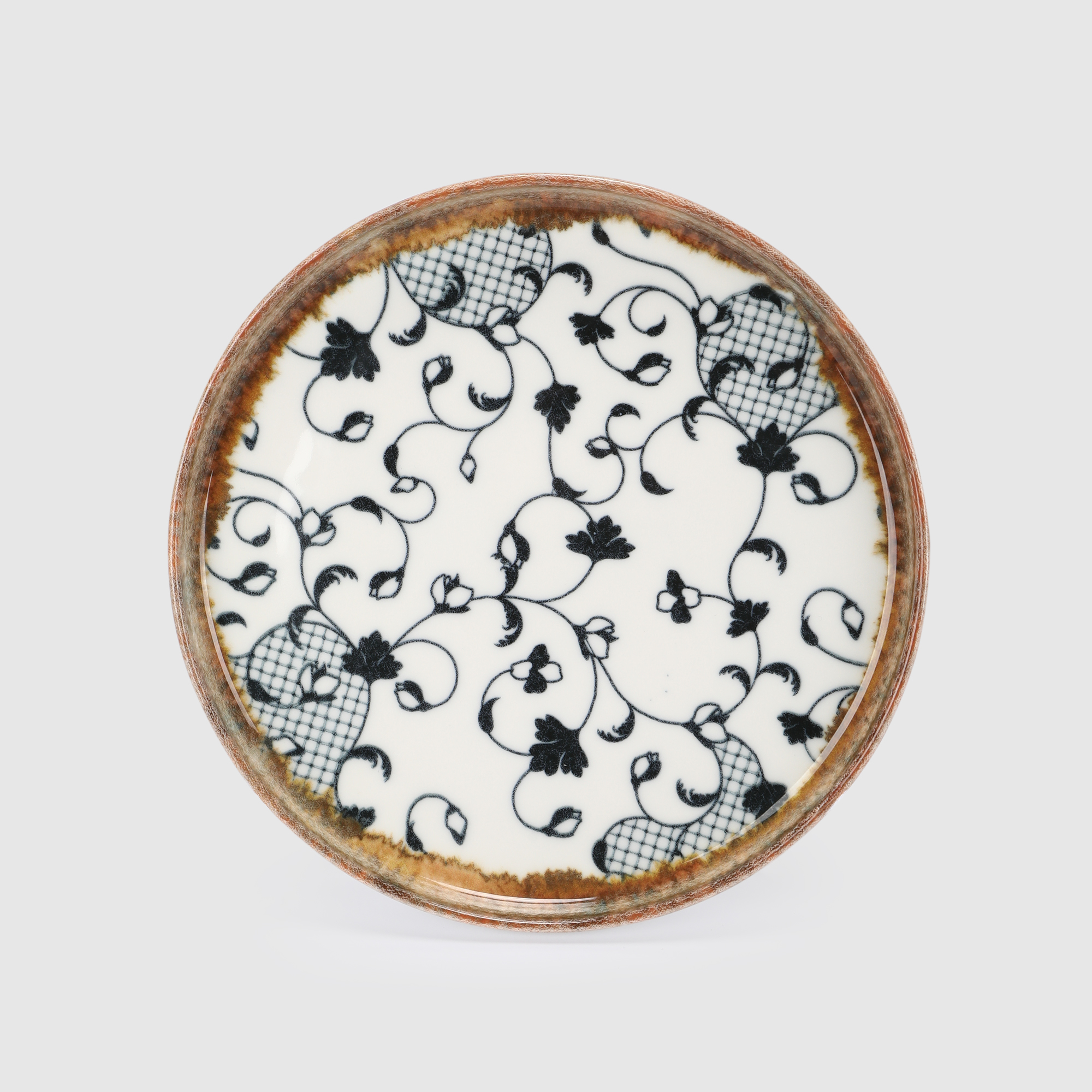 Тарелка Kutahya porselen Fluer amber 19 см