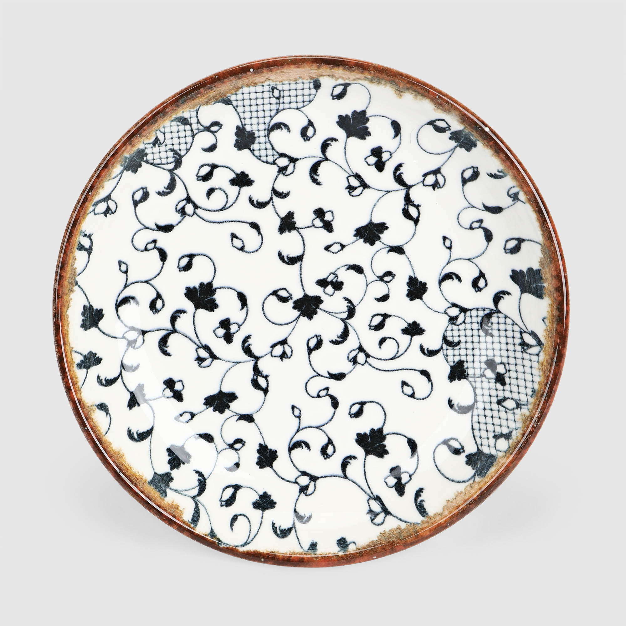 Тарелка глубокая Kutahya porselen Fluer amber 21 см