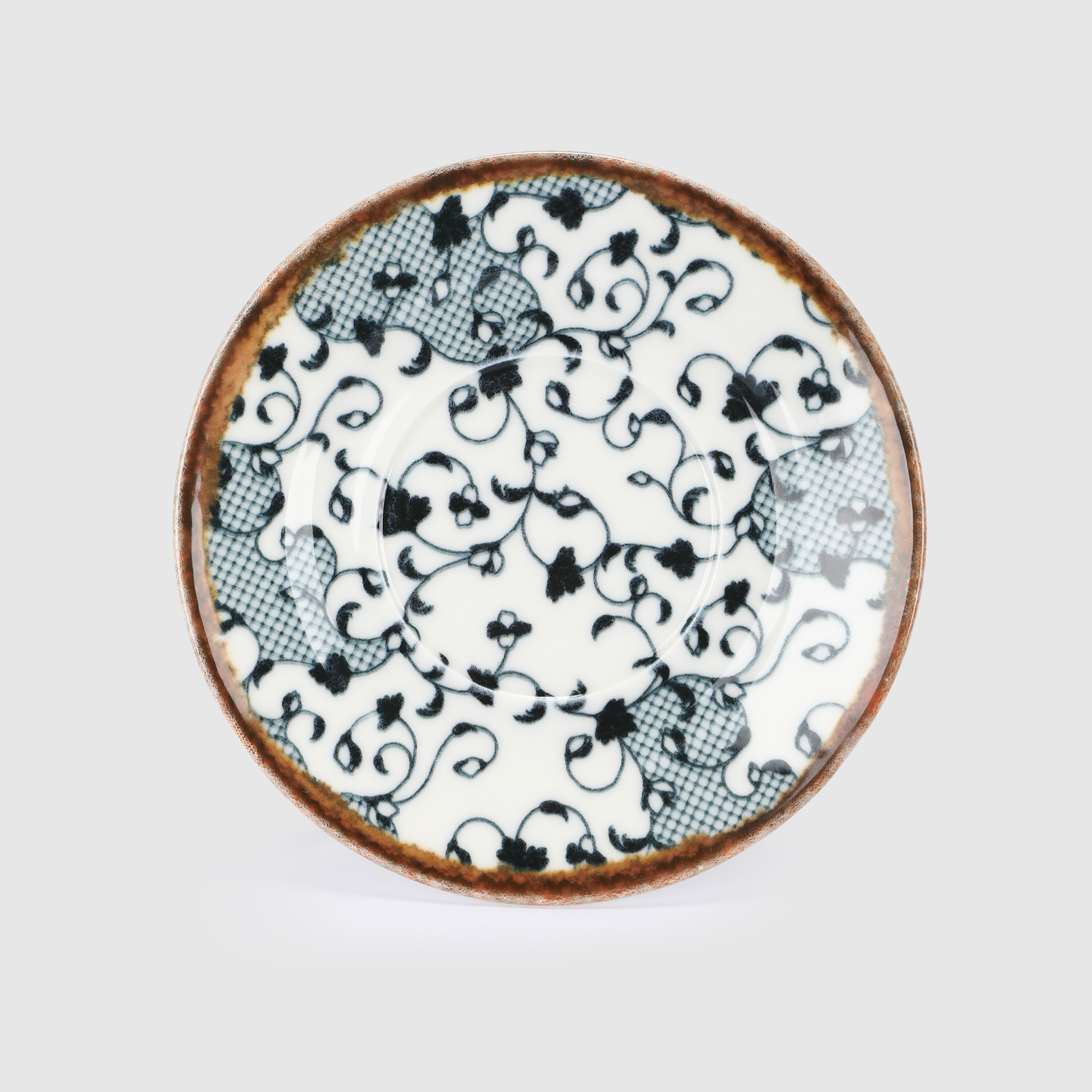 Блюдце Kutahya porselen Fluer amber 15 см