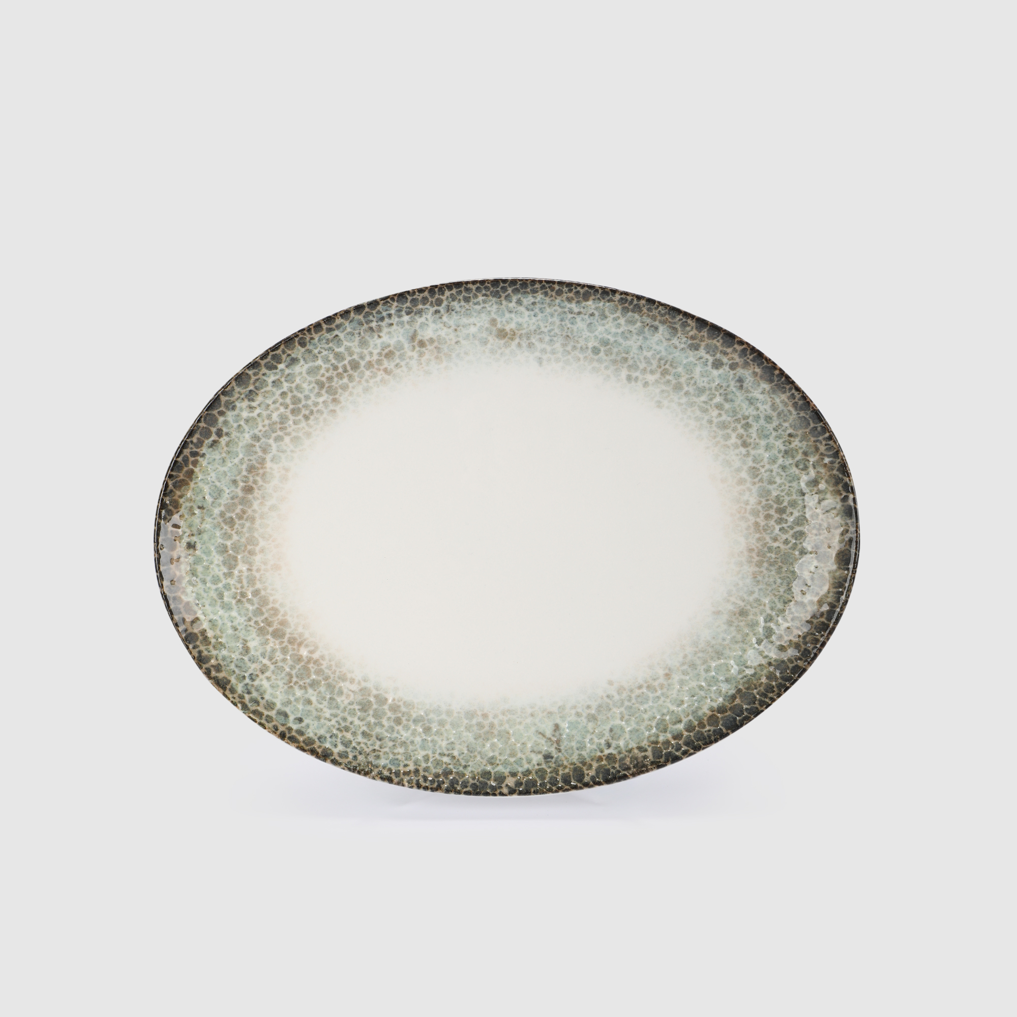 Блюдо овальное Kutahya porselen Rust green 32 cm