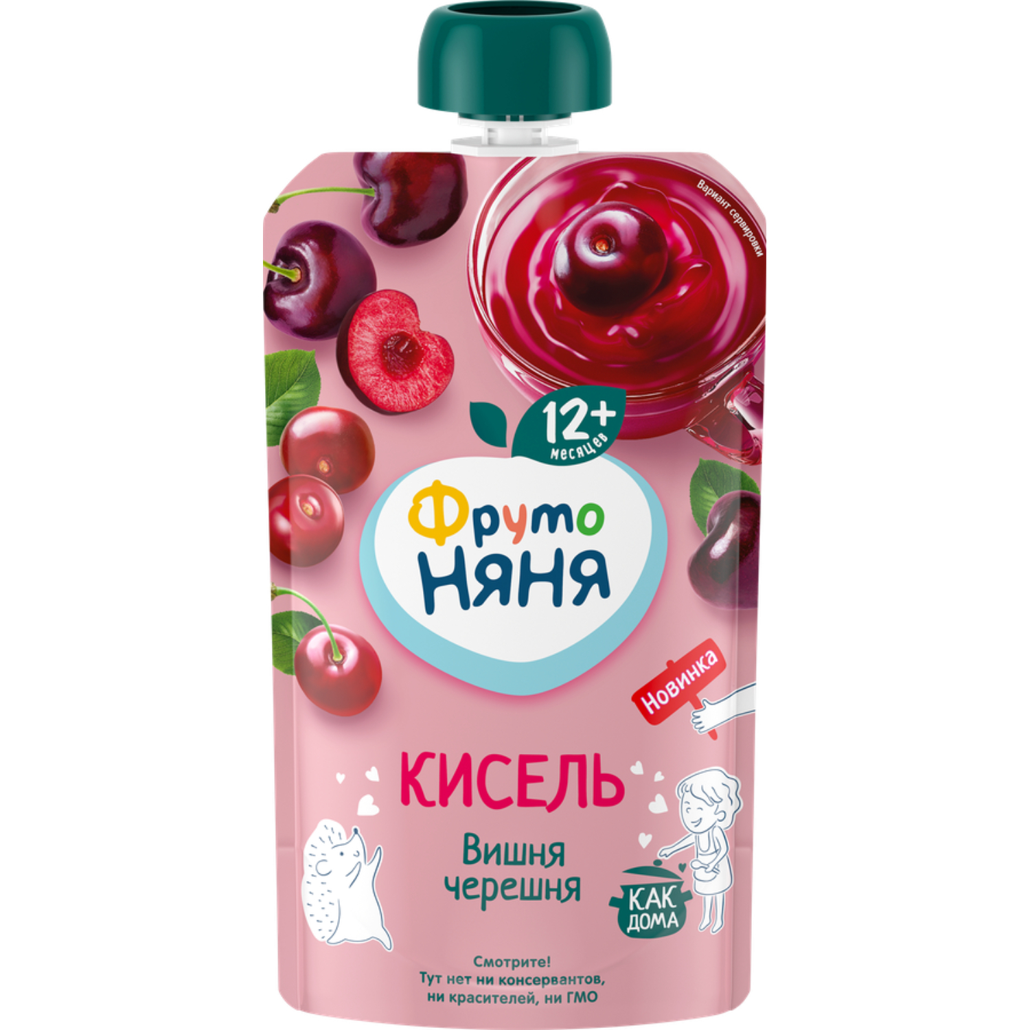 Кисель ФрутоНяня вишня черешня ФрутоНяня 130 г 50₽