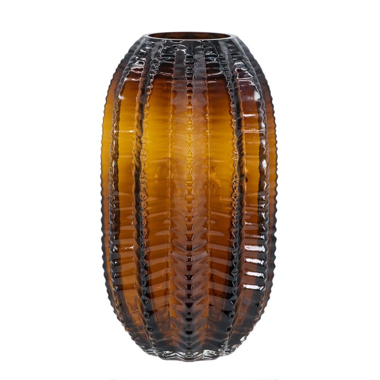 Ваза Glasar карамбола 15х15х28 см 4899₽