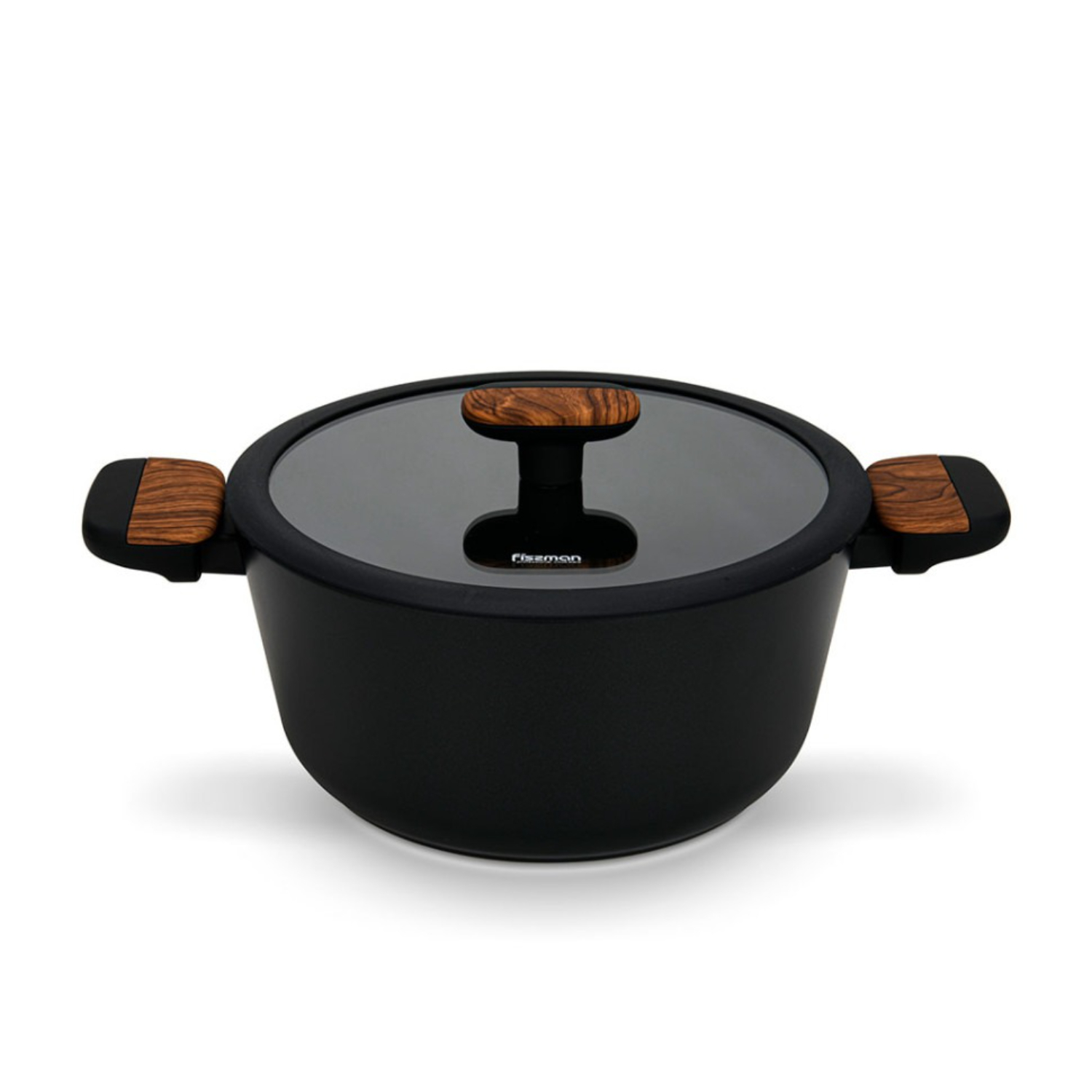 Кастрюля Fissman Feorella стеклянная крышка 24 см, 4,43 л