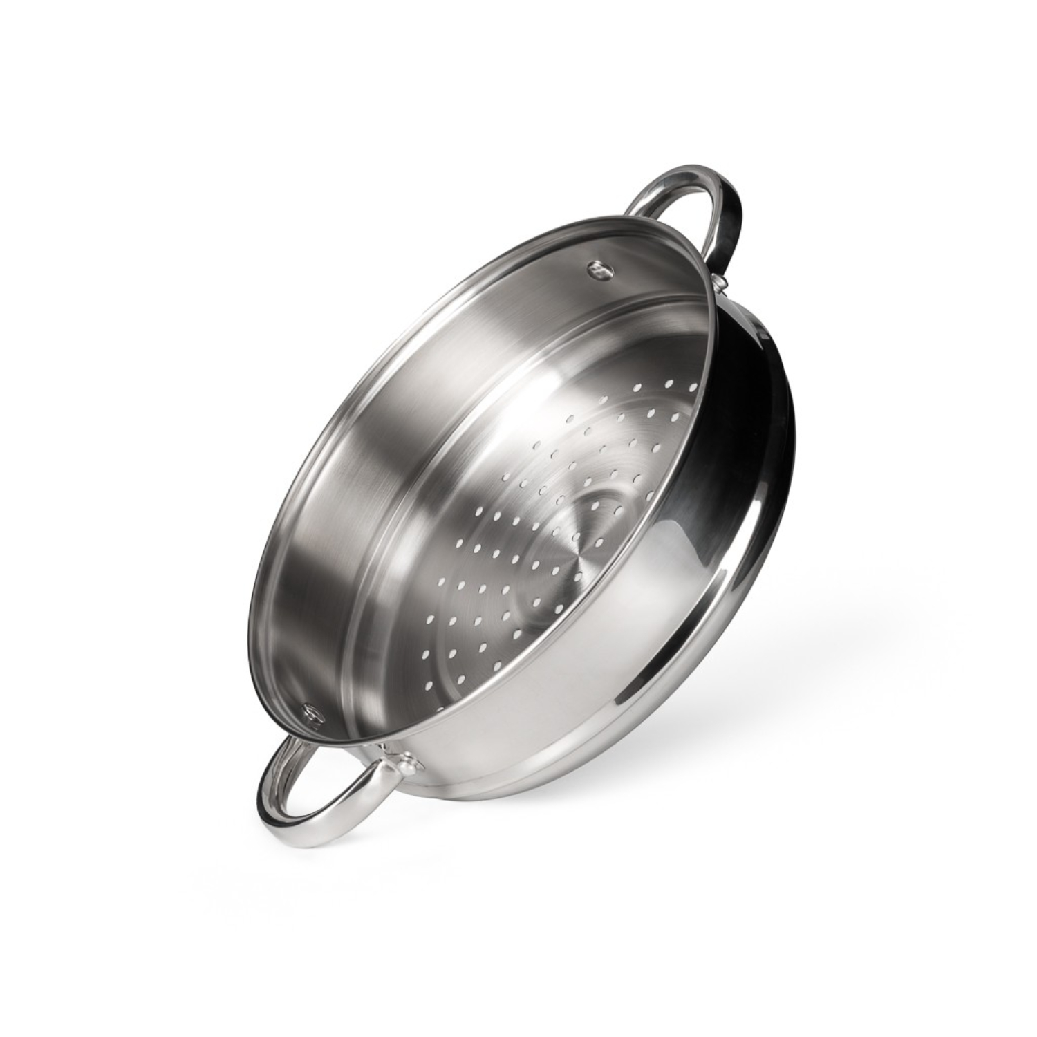 Вставка-пароварка Fissman с боковыми ручками, нержавеющая сталь 28x8 см