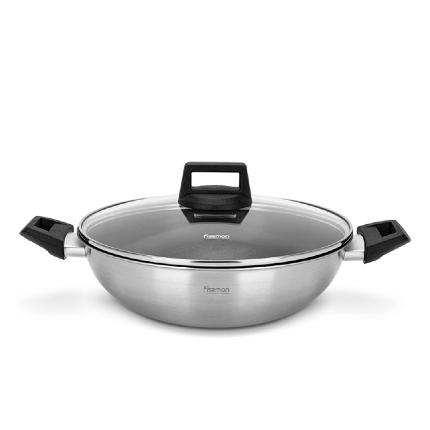 Вок Fissman Steel pro алюминий, нержавеющая сталь 28 см, 3,54 л