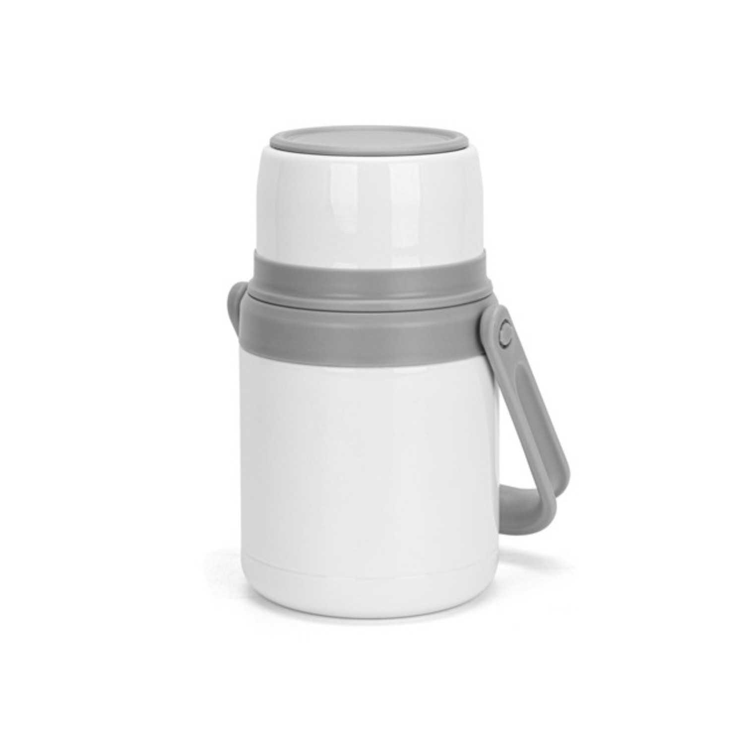 Термос Fissman для еды белый нержавеющая сталь 1000 мл 4190₽