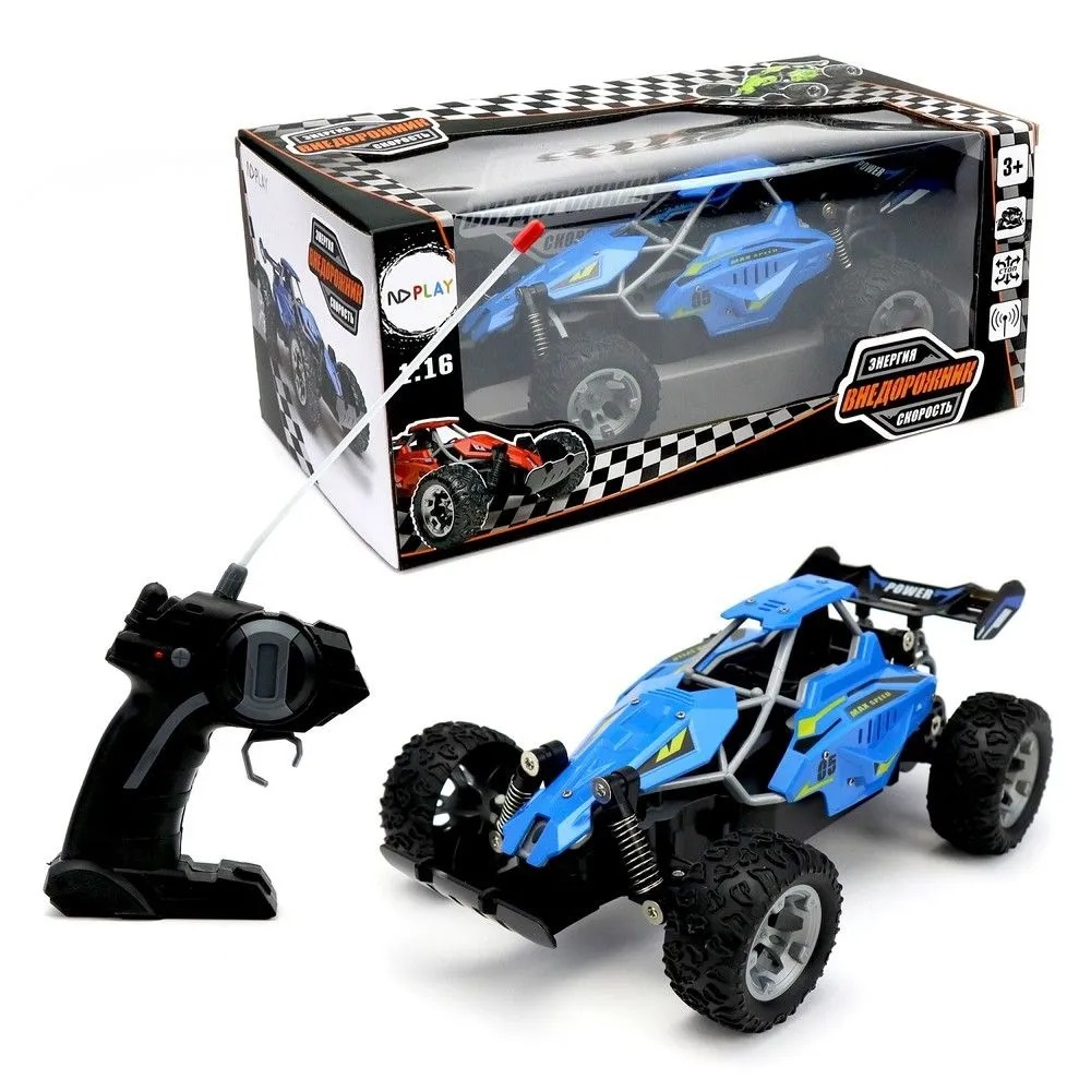 Игрушка на радиоуправлении ND Play Спорткар-внедорожник 4 синий 2099₽