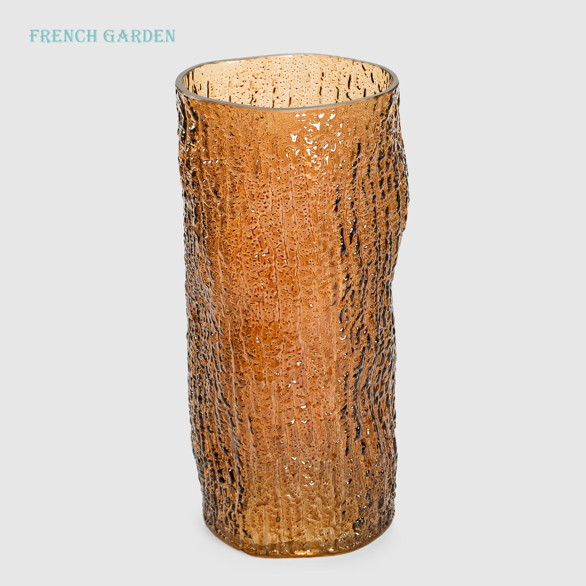 Ваза French garden стекло, янтарь 31 см