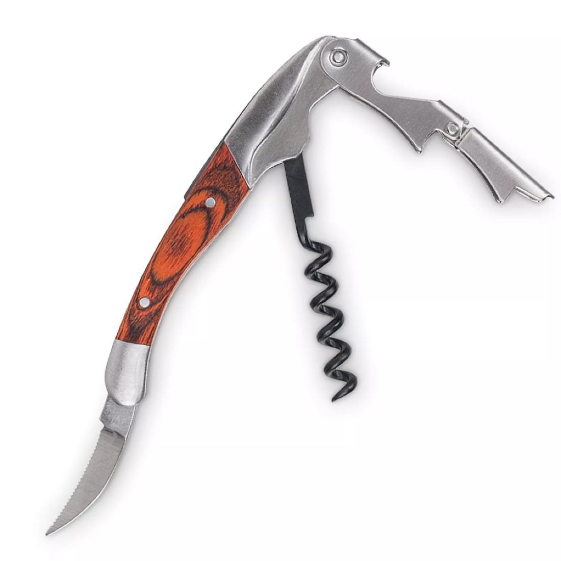 Штопор рычажный 3в1 Homefeel orange hj-lc03 1299₽