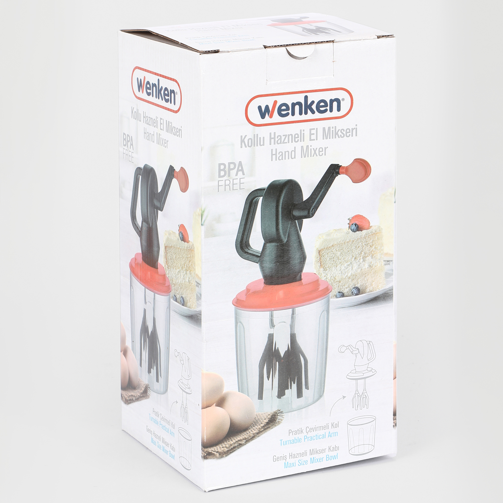 Миксер Urve Plastic ручной ur-3096 28х12 см 599₽