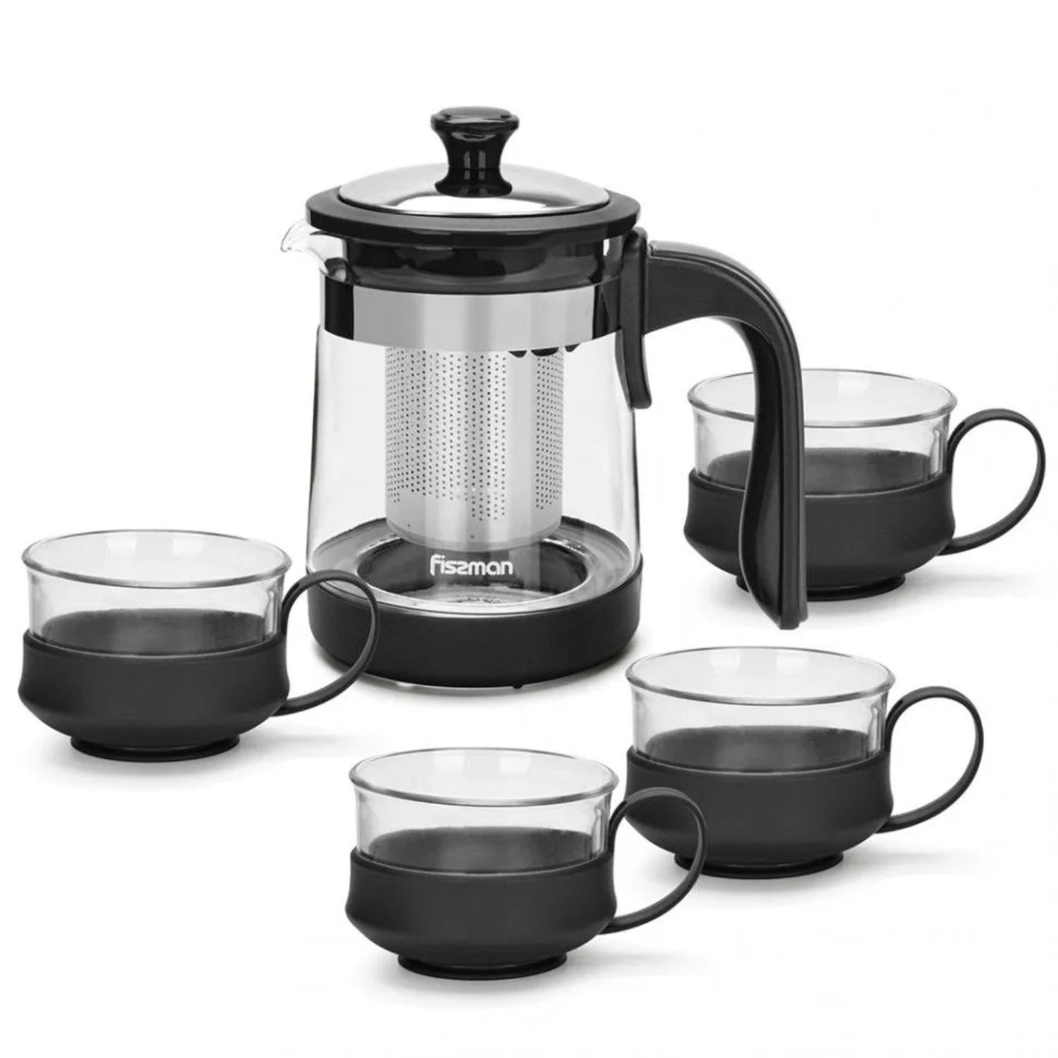 Набор Fissman чайный 5 предметов стекло 3099₽