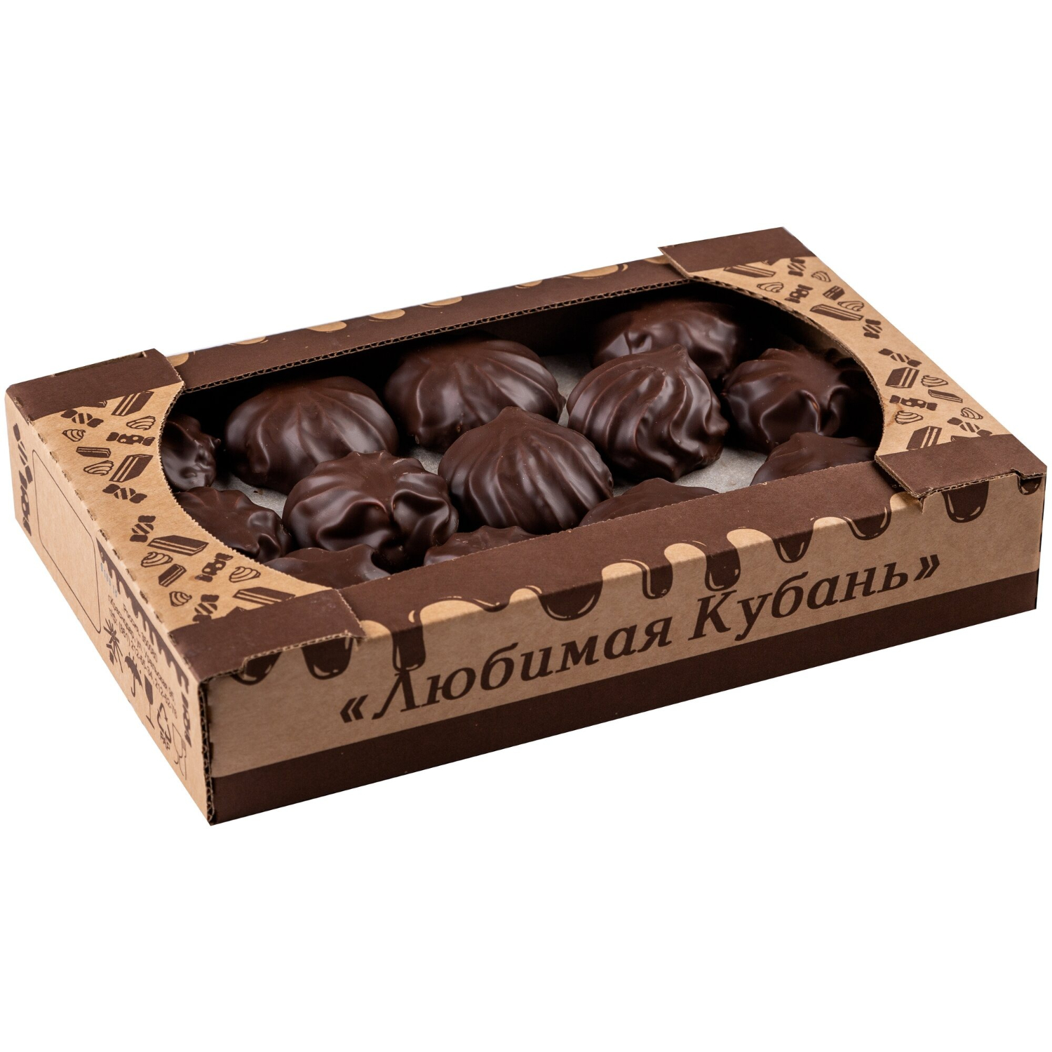 Зефир глазированный Любимая Кубань классический 620 г 422₽