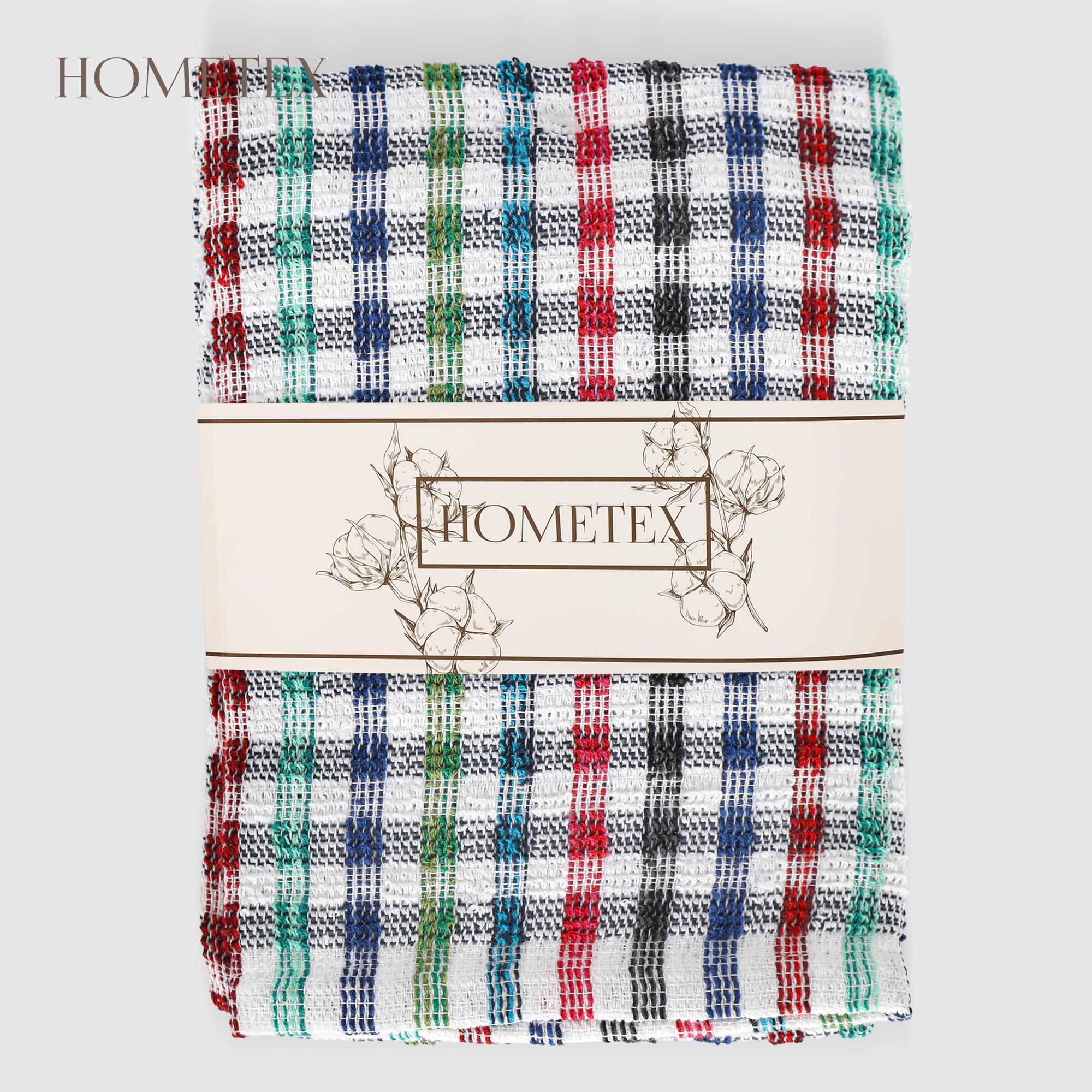 Набор кухонных полотенец Hometex многоцветные 3шт 40х60 см 299₽