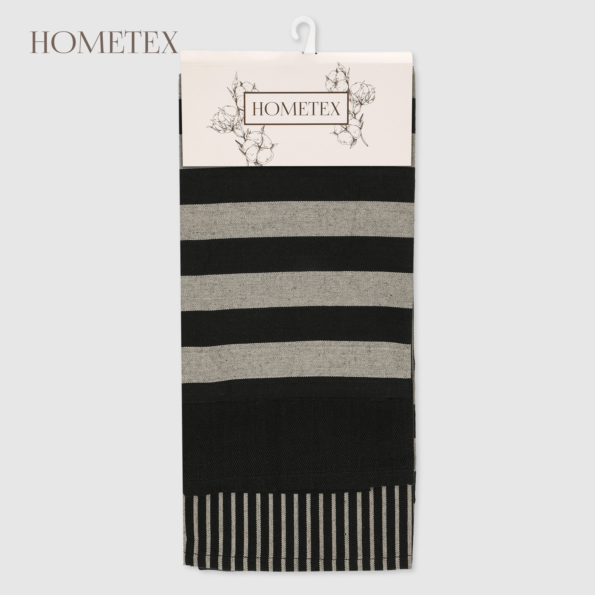 Набор кухонных полотенец Hometex полоска 3шт 50x70 см 799₽