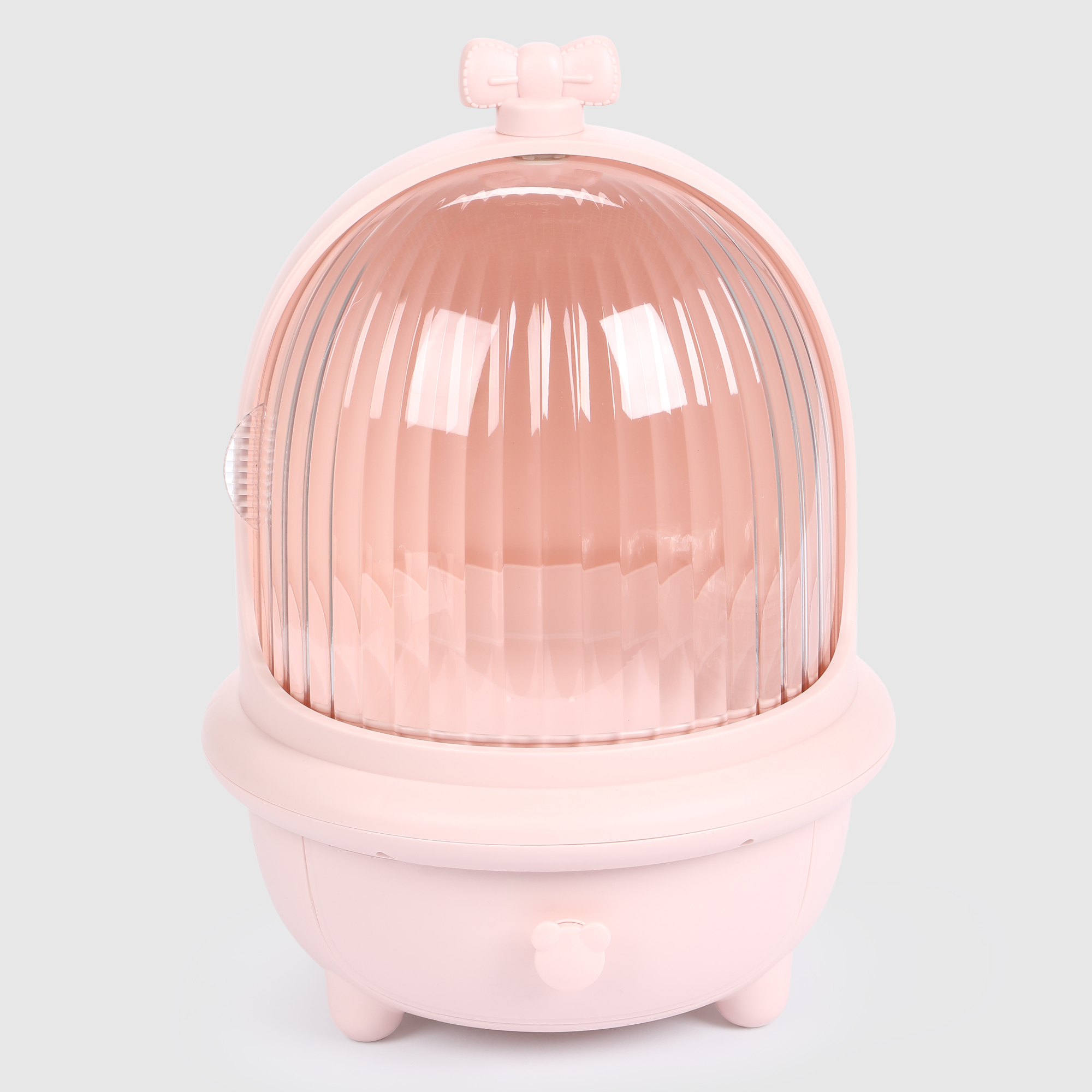 Бокс Hometex для хранения косметики розовый 28х28х39 см