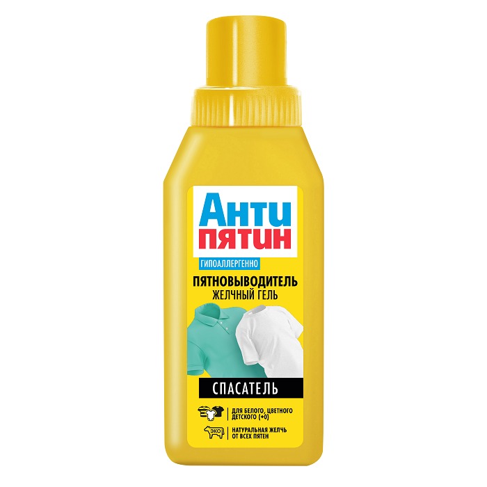 Гель-пятновыводитель Антипятин желчный спасатель 250 мл 229₽