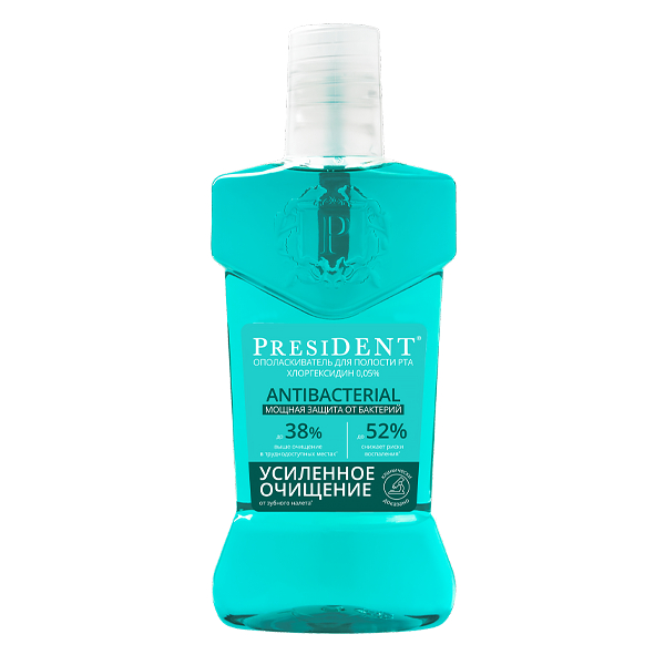 Ополаскиватель President Мощная защита от бактерий 400 мл 559₽