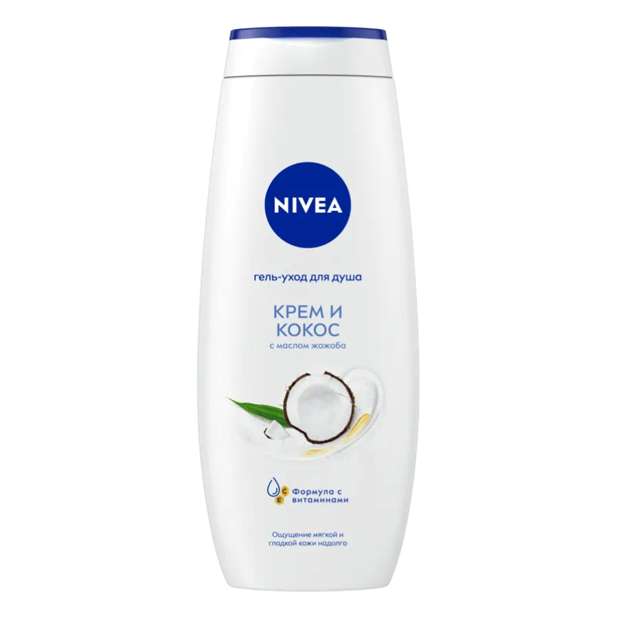 Гель-уход для душа Nivea Крем и кокос 500 мл 519₽