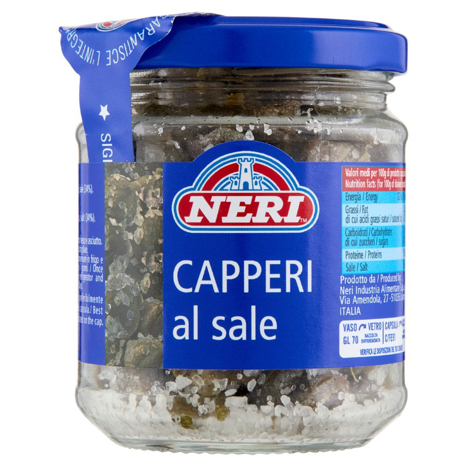 Каперсы в соли Neri 130 г 279₽