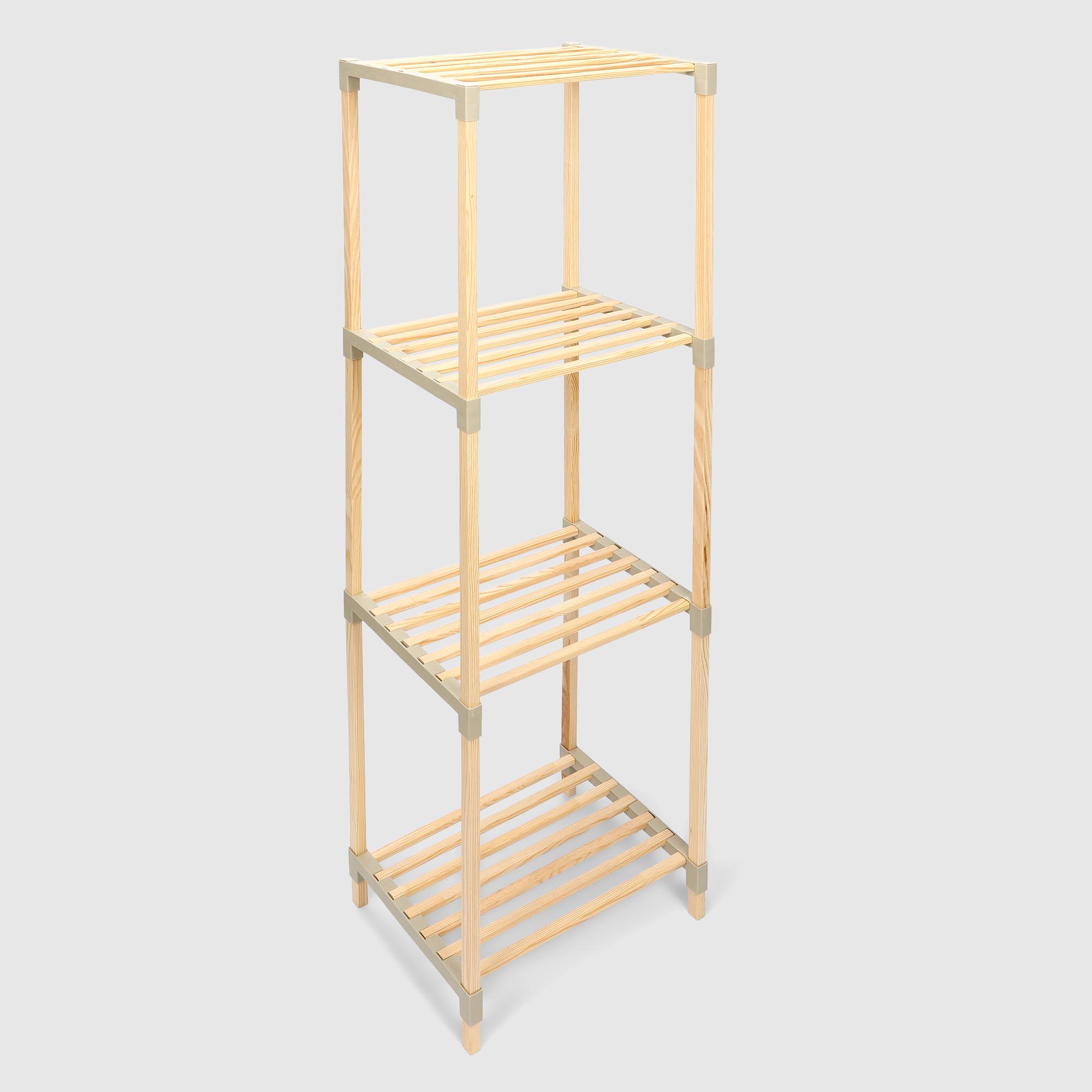 Стеллаж для хранения Fixwood Fix-2053-4 бежевый 38х30х116 см