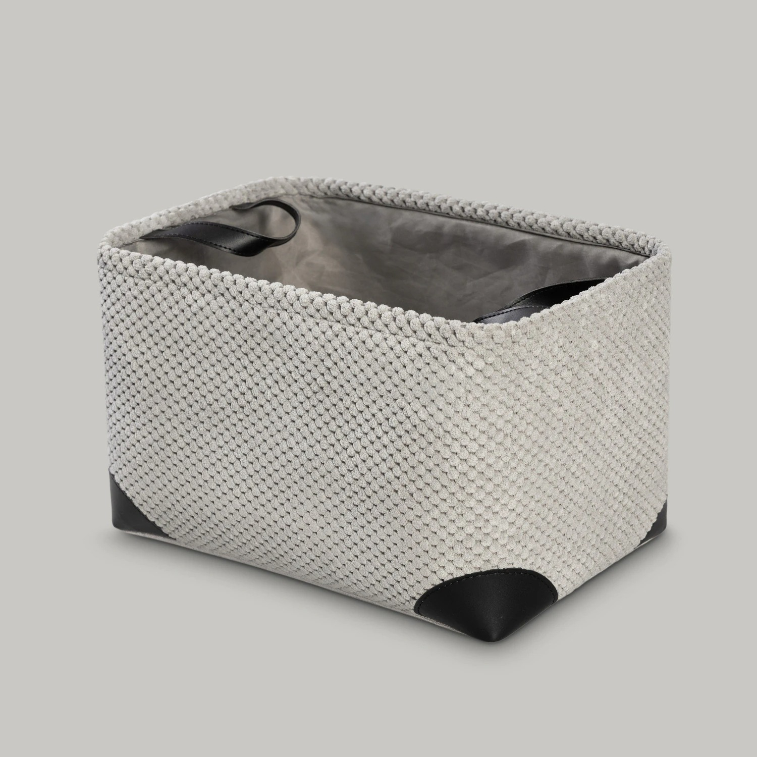 Корзины Prime Prive набор для хранения Лейф серый чёрный 3 предмета 3699₽