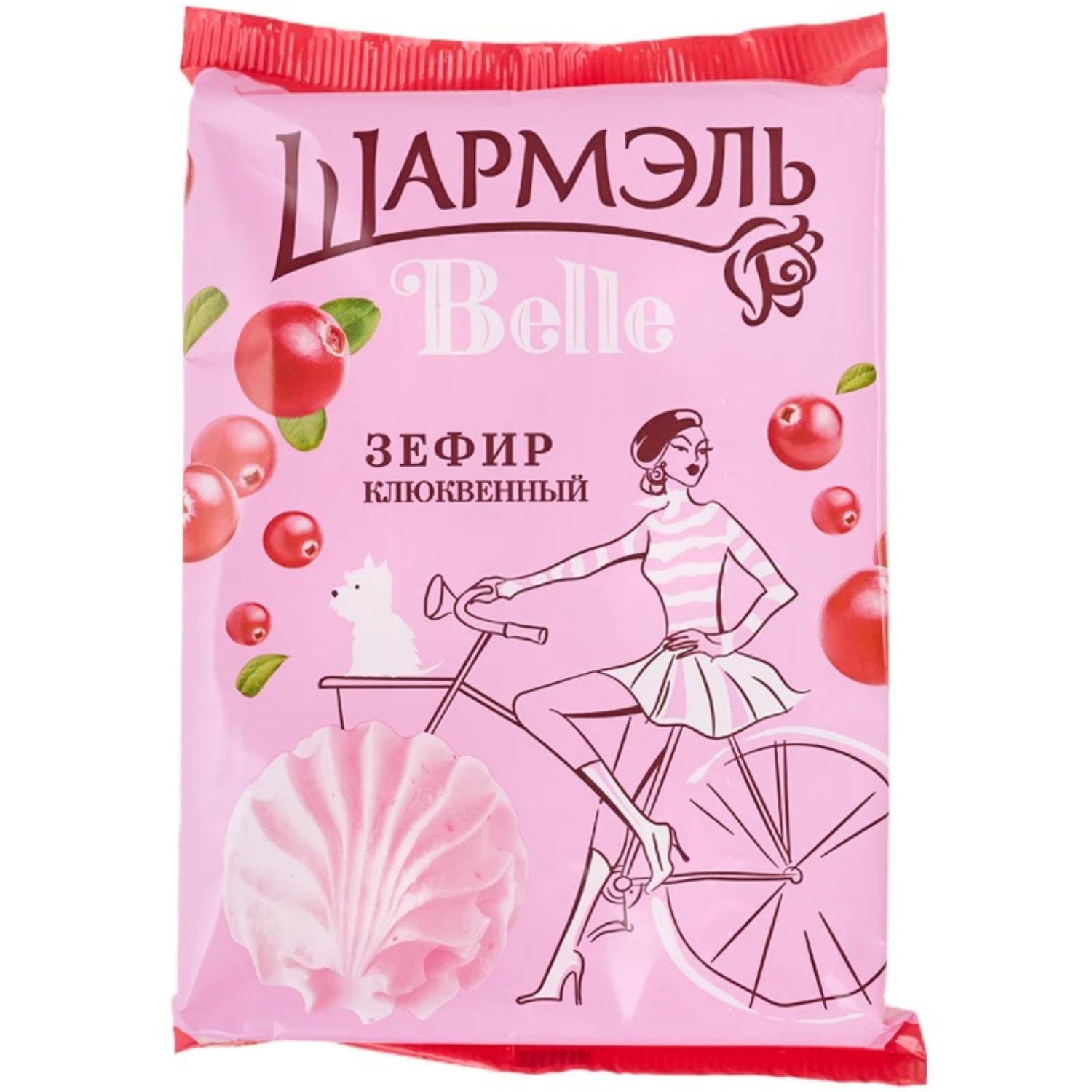 Зефир клюквенный Ударница Шармэль belle 150 г