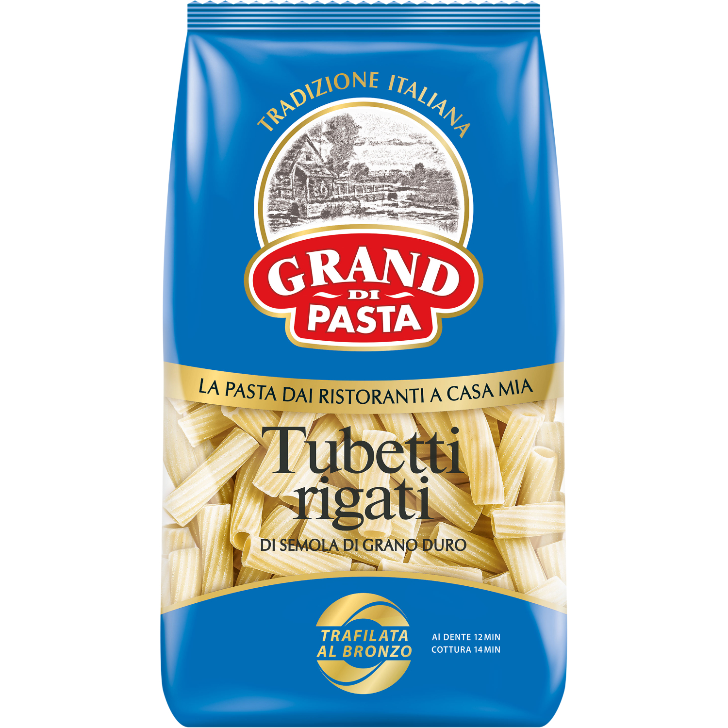 Макароны Grand di Pasta тубетти ригати 450г