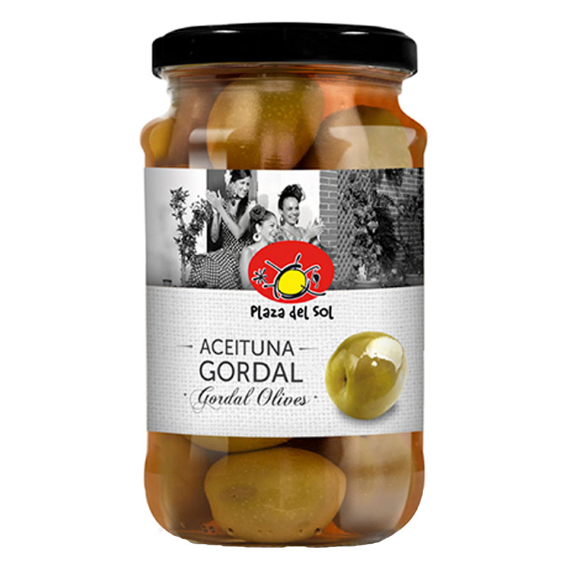 Оливки гордаль Plaza del Sol 350г 459₽
