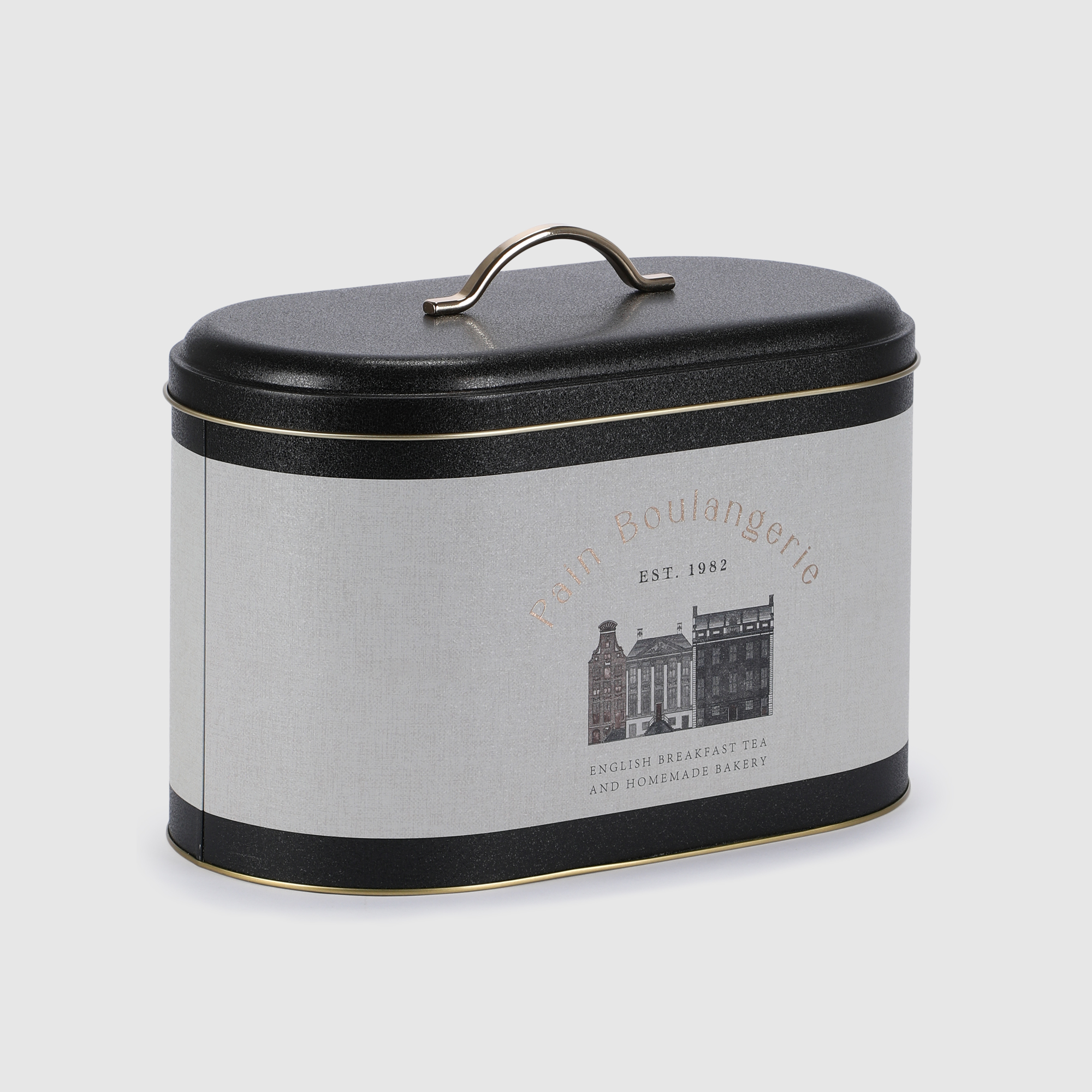 Хлебница овальная 10.4 л Evle linen texture