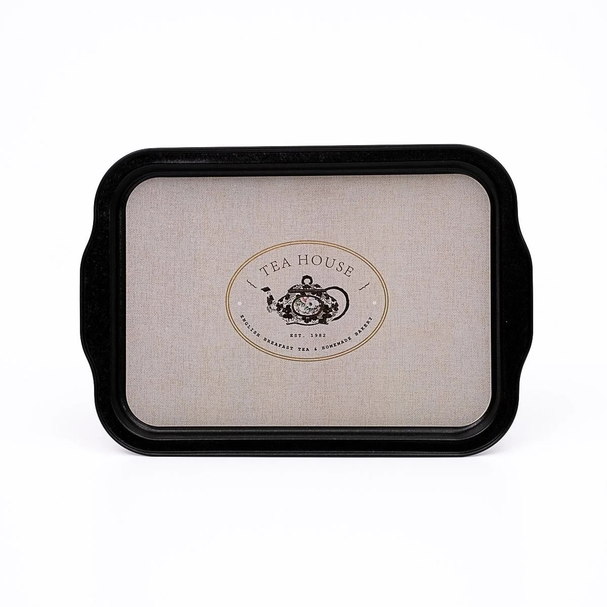 Поднос с ручками Evle linen texture 215x316 мм