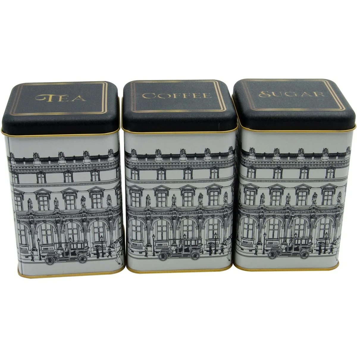 Набор квадратных емкостей Evle cityscapes 3шт