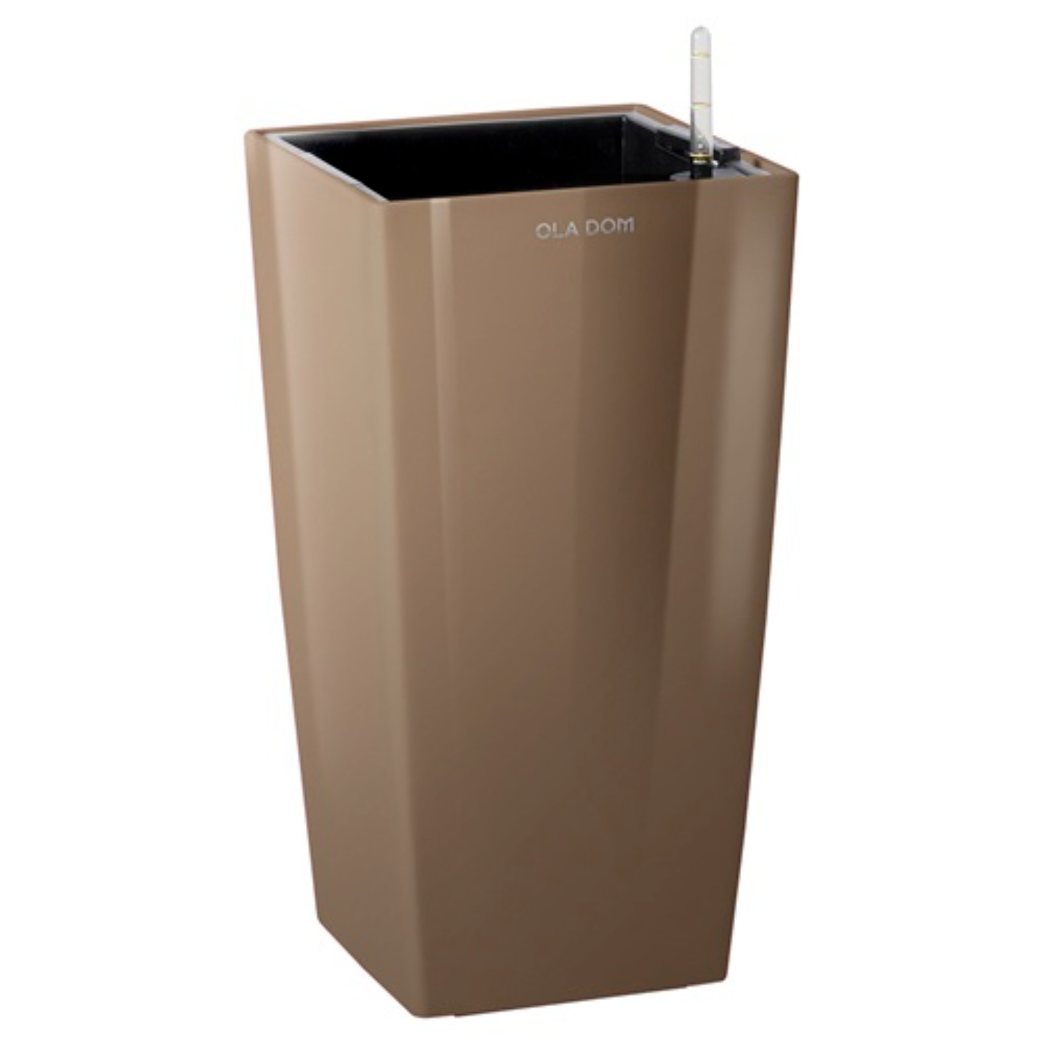 Кашпо квадратное Ola Dom Deluxe Long 50х95 см мокко с автополивом 19990₽