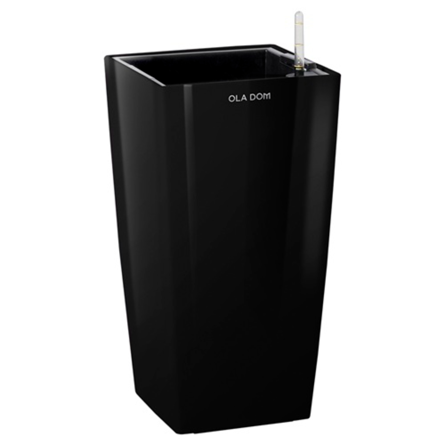 Кашпо квадратное Ola Dom Deluxe Long 50х95 см черное с автополивом 19990₽