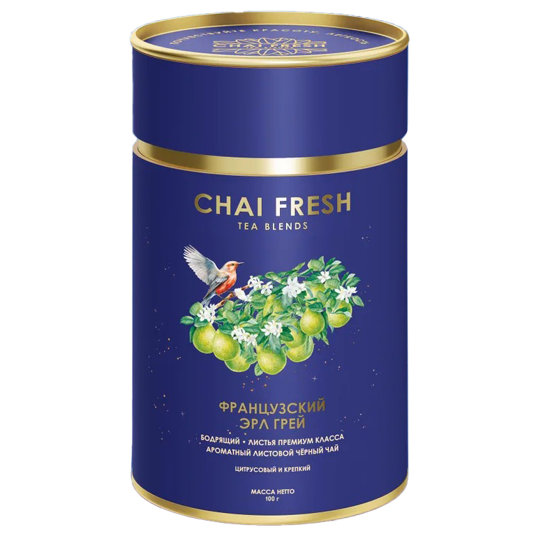 Чай чёрный Chai Fresh французский эрл грей 100 г