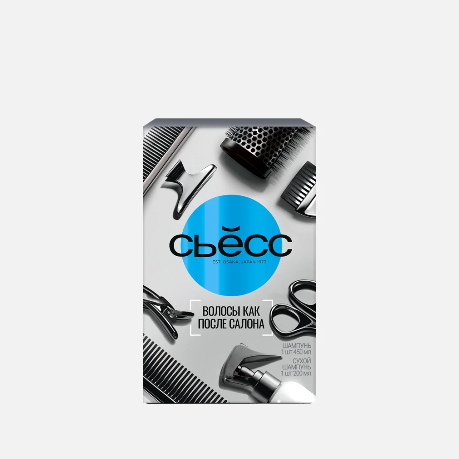 Набор Сьёсc Волосы как после салона шампунь 450 мл и сухой шампунь 200 мл 999₽