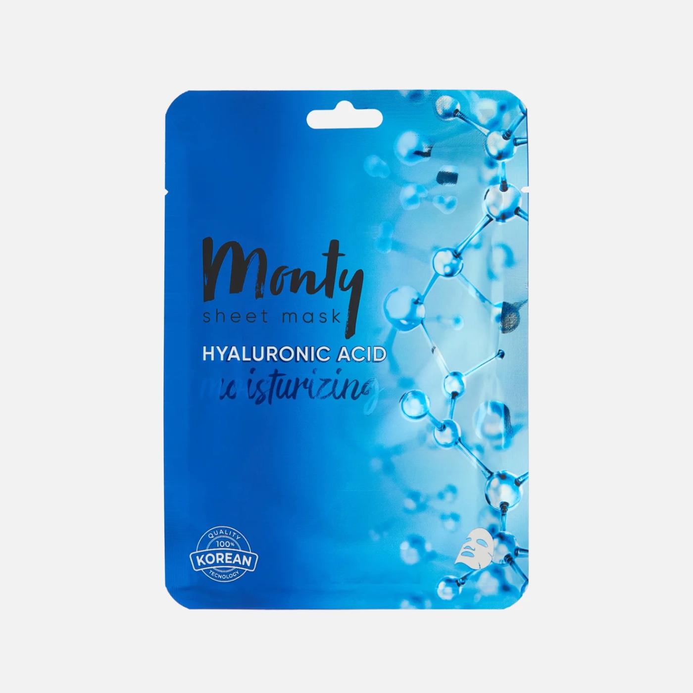 Маска для лица Monty Гиалуроновая кислота увлажняющая 25 мл 49₽