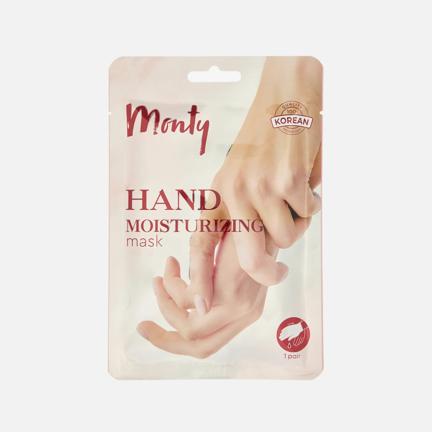 Маска-перчатки для рук Monty увлажняющая