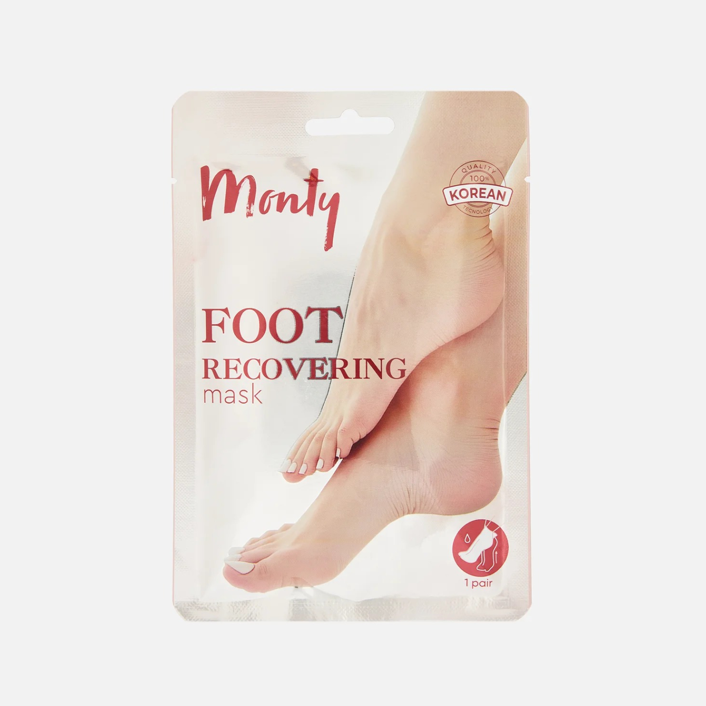 Маска-носки для ног Monty восстанавливающая