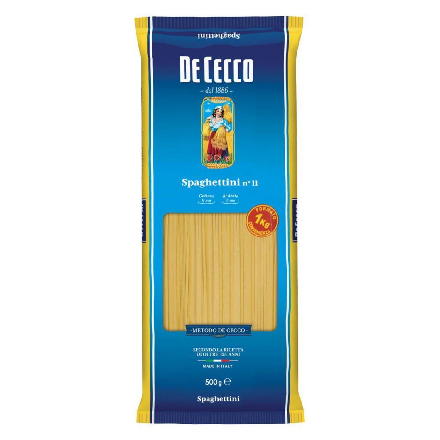 Макароны De Cecco спагеттини 11 1 кг 539₽