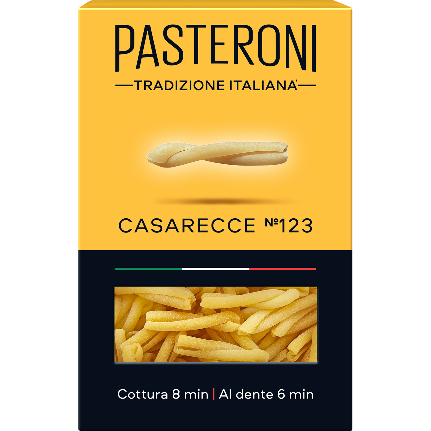 Макароны Pasteroni казаречче 123 1кг 165₽