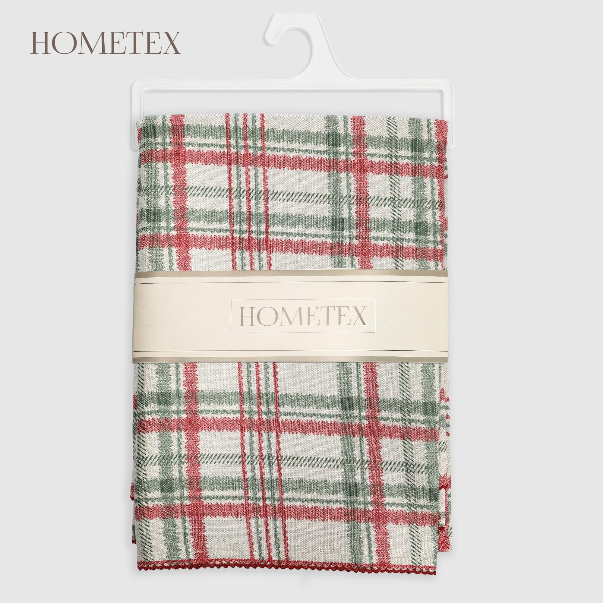 Скатерть Hometex клетка хлопоклен d160 2290₽