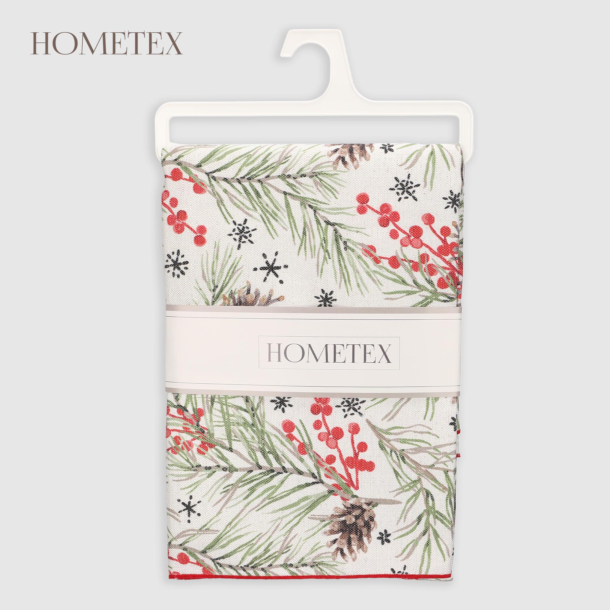 Скатерть Hometex зимний лес хлопоклен 140х240 см 2490₽