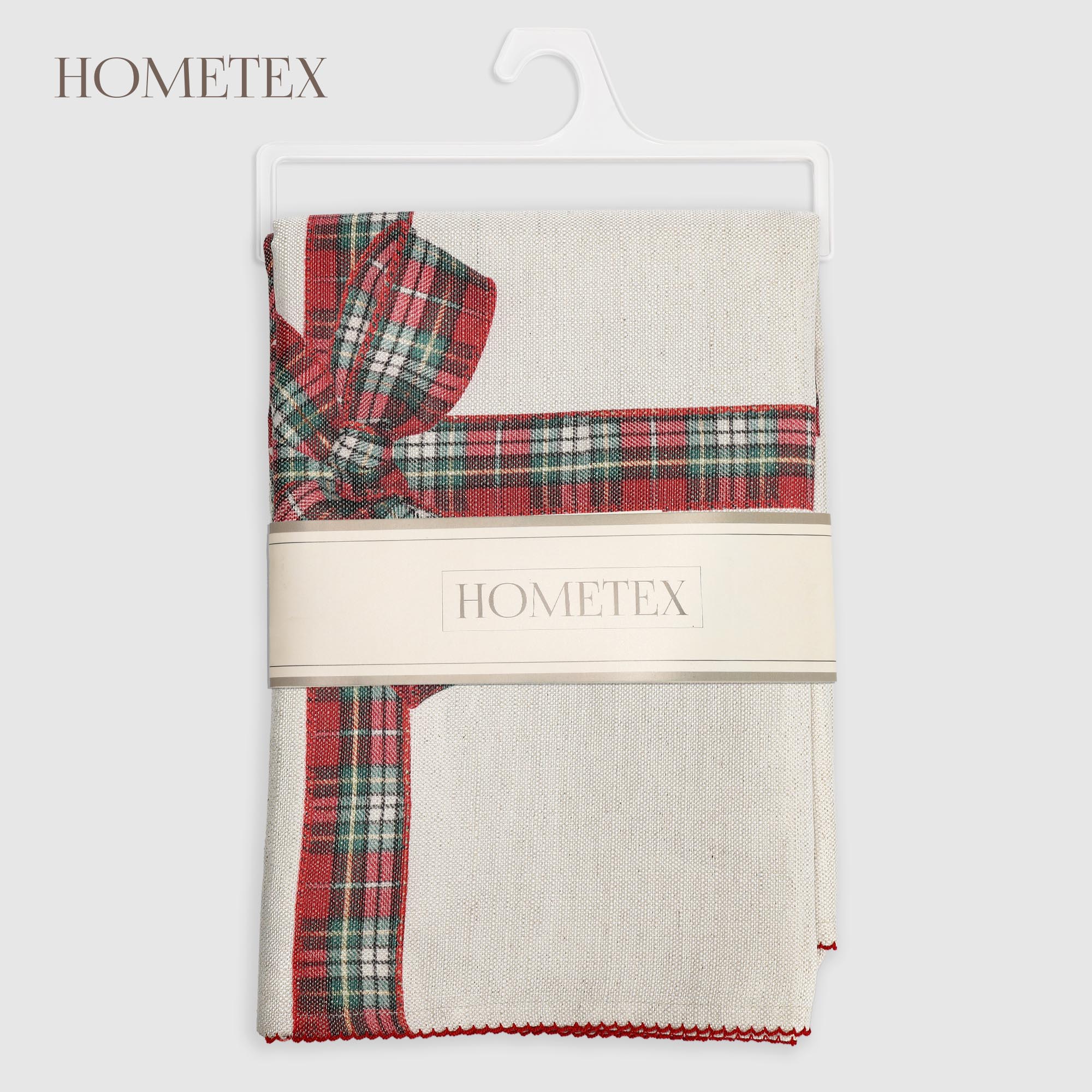 Скатерть Hometex рождество хлопоклен 140х300 см 2990₽