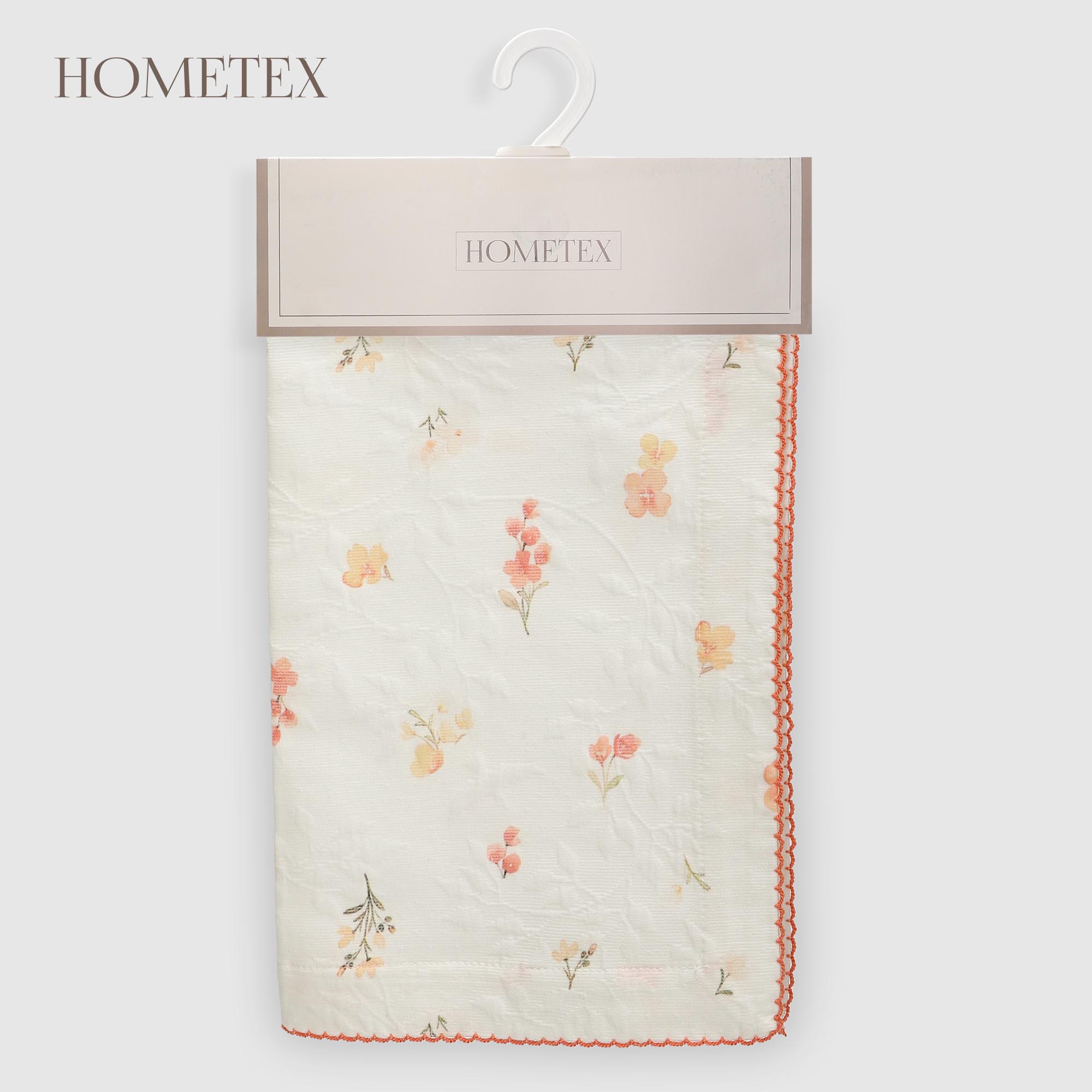 Салфетка Hometex цветы оранжевые хлопокполиэстер 35х45 см 599₽