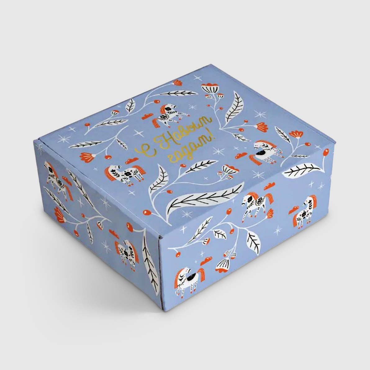 Коробка Be Smart подарочная Lucky голубой 23х26х12 см 629₽