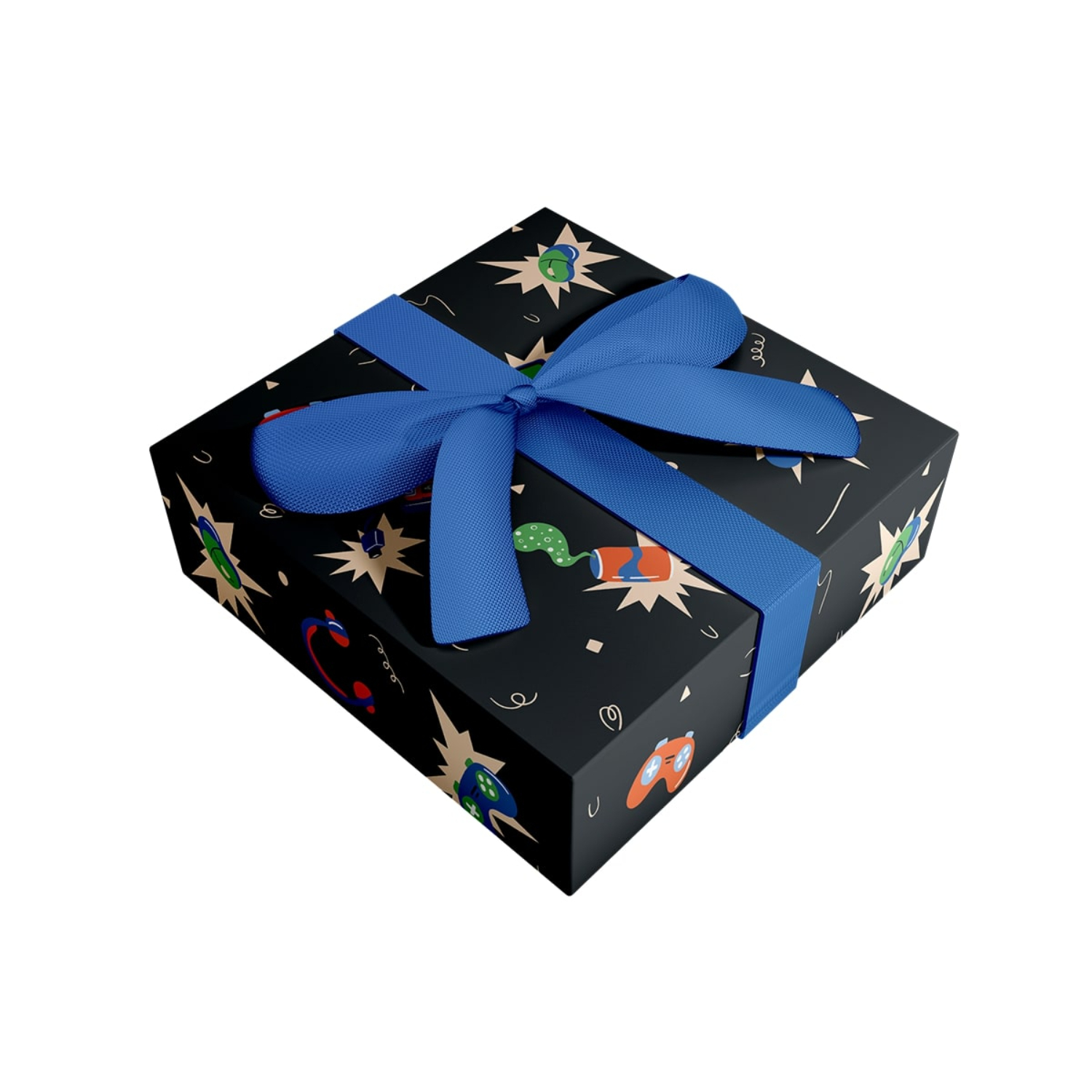 Бумага для подарков Hobby чёрный 70х100 см 169₽