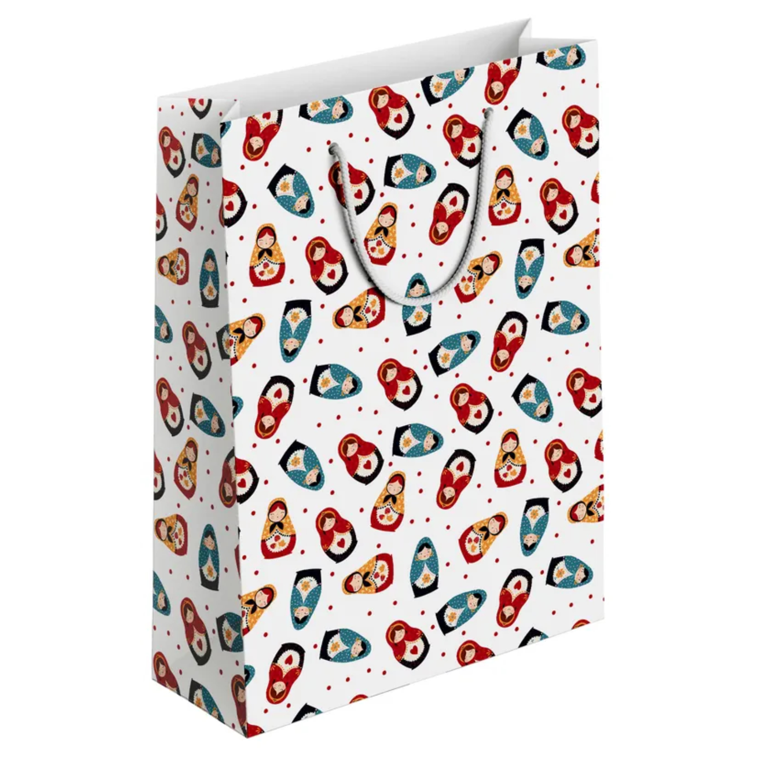 Пакет подарочный Be Smart Folk матрёшки 32х49 см 349₽