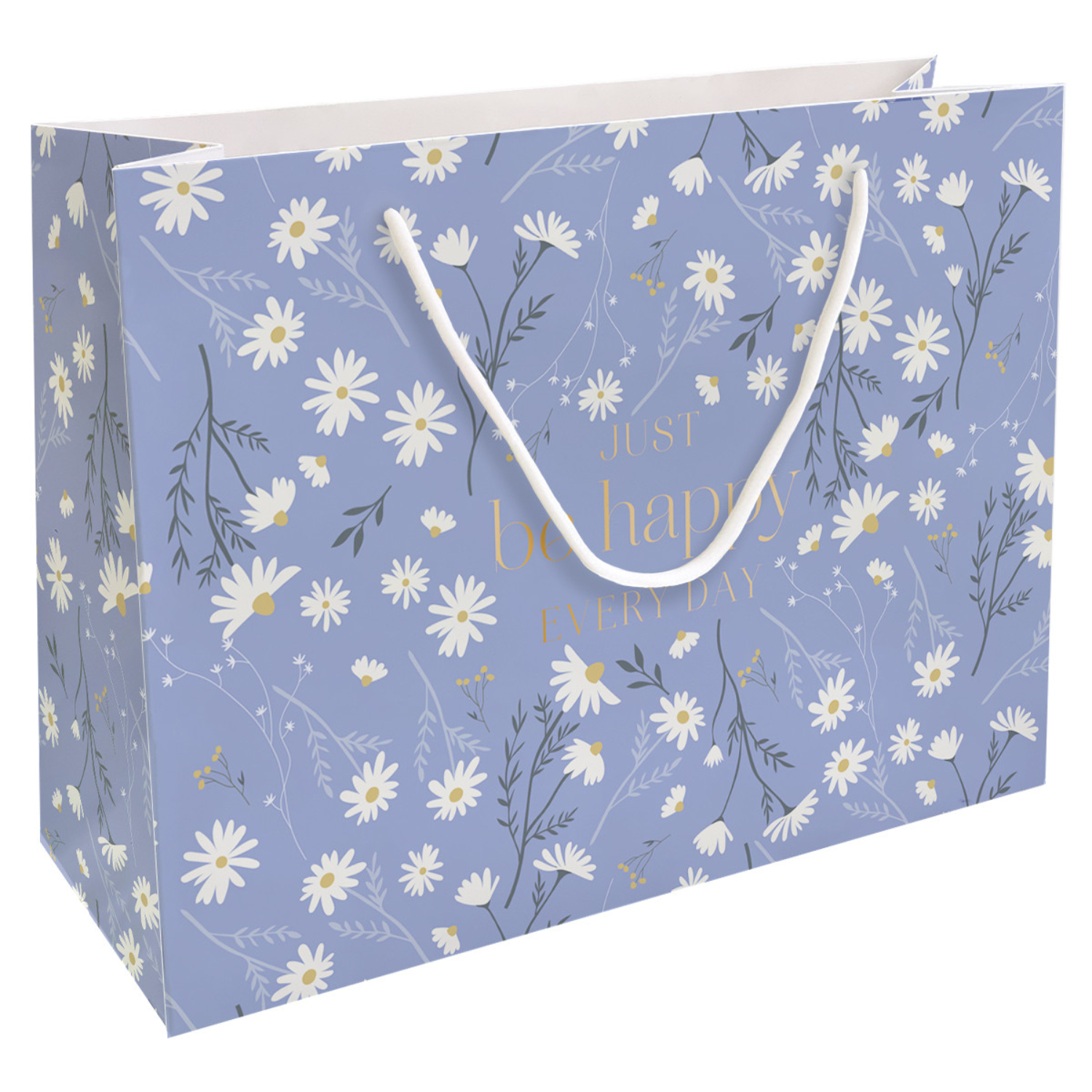 Пакет подарочный Be Smart Fleurs ромашки 36х26 см 259₽