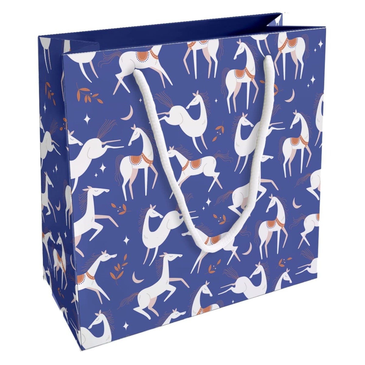 Пакет подарочный Be Smart Spirit синий 20х20 см 159₽